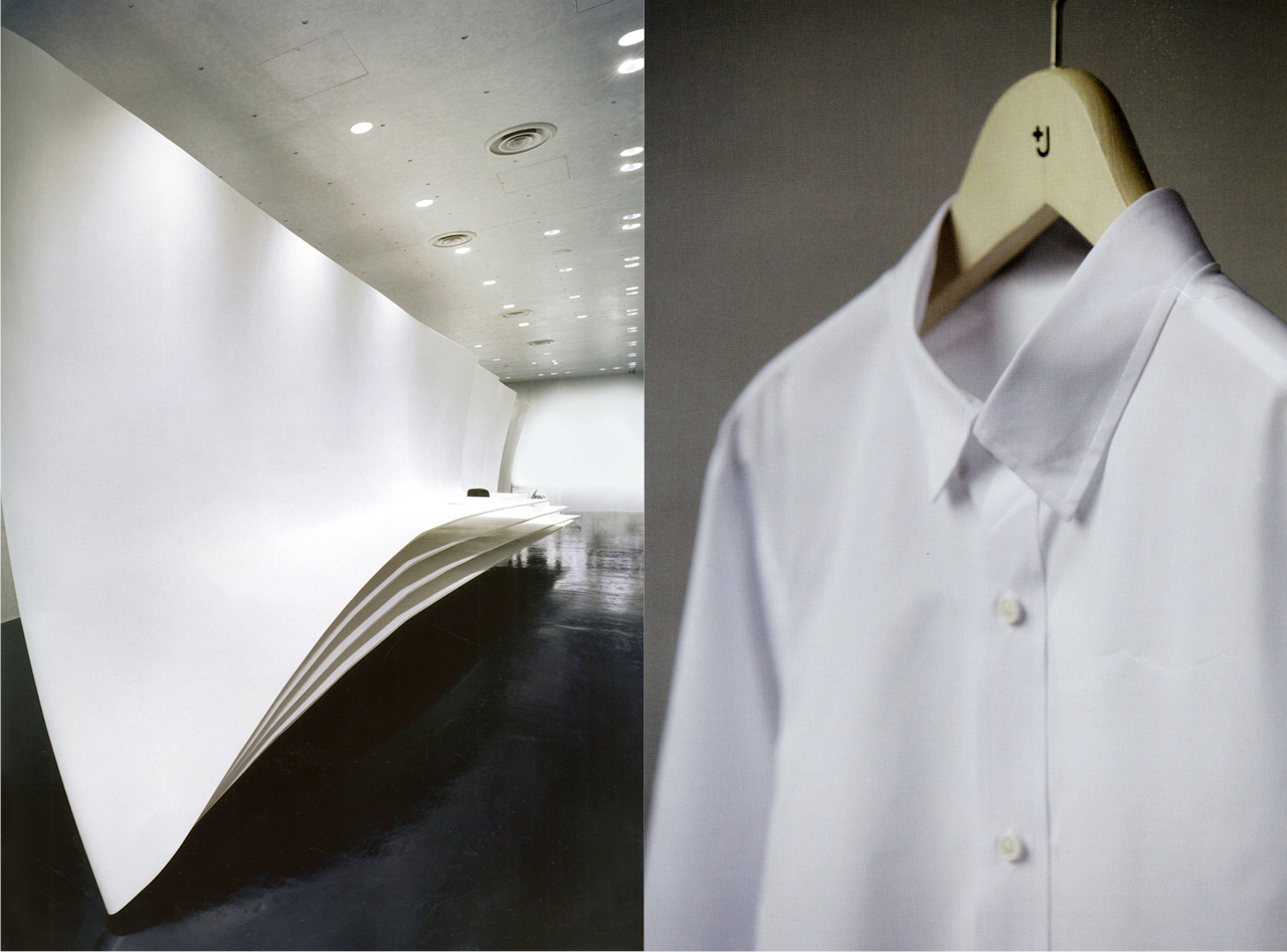 design by zaha hadid, photo by michael zalewski Fashion by jil sander for uniqlo design by zaha hadid, photo by michael zalewski Fashion by jil sander for uniqlo