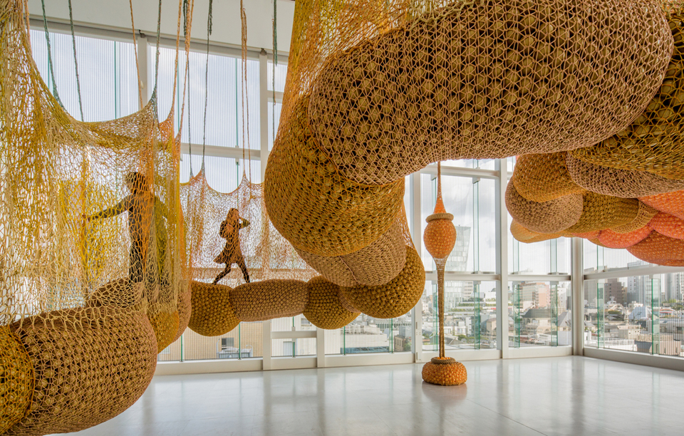 Ernesto Neto at Louis Vuitton Tokyo photo Jeremie Souteyrat 