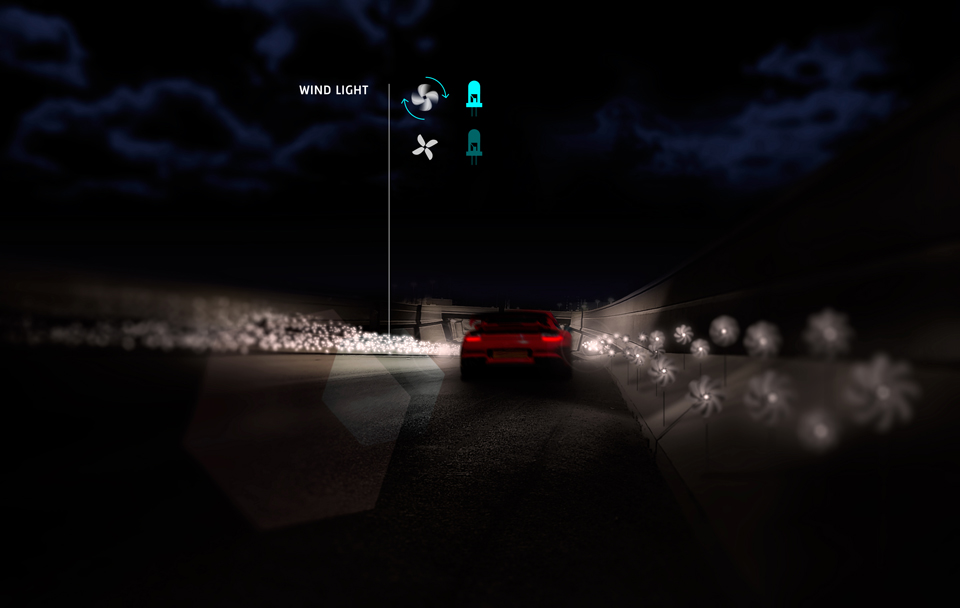 Smart Highway -Wind Light - Studio Roosegaarde Heijmans