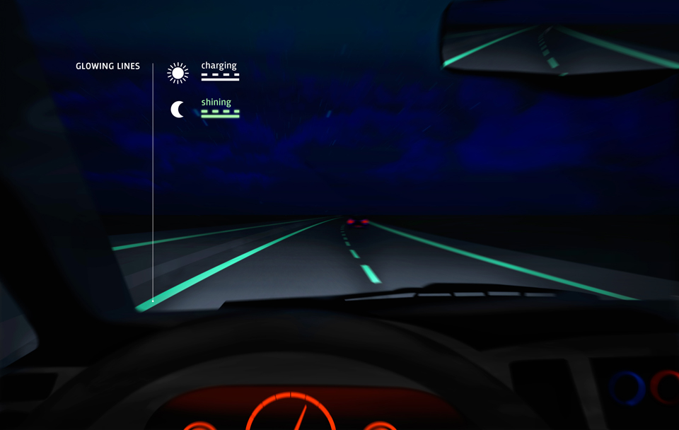 Smart-Highway-glowing-lines-Studio-Roosegaarde-Heijmans